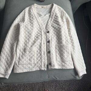 Madewell white XS white light knit sweater